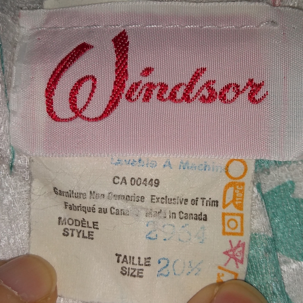 Vintage Windsor Sleeveless Dress Sz 20.5 1950s-60s Made in Canada Prairi… - Picture 3 of 9